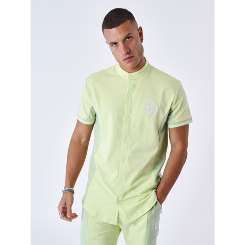 Vêtements Homme Chemises manches courtes U.S Polo Assn Chemise 2310053 Vert