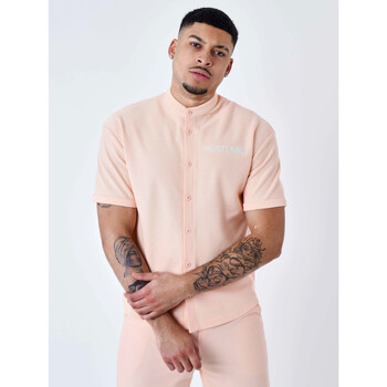Vêtements Homme Chemises manches courtes Joggings & Survêtements Chemise 2310055 Orange