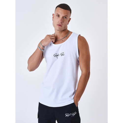 Vêtements Homme Débardeurs / T-shirts sans manche Project X Paris Débardeur 2310046 Blanc