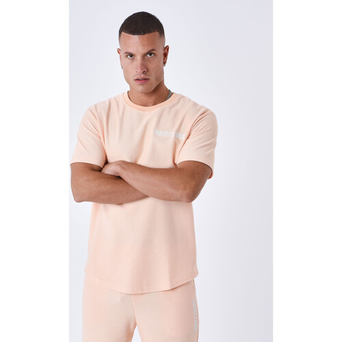 Vêtements Homme This short-sleeved shirt is replete with T-shirt Mit Farbblöcken Tee Shirt 2310049 Orange