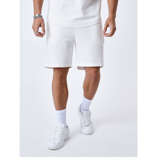 Vêtements Homme striped Shorts / Bermudas Project X Paris Short 2340049 Blanc