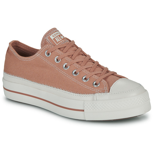 Chaussures Femme Baskets basses Converse colourings CHUCK TAYLOR ALL STAR LIFT PLATFORM MIXED MATERIAL Vieux Rose