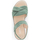 Chaussures Femme Sandales et Nu-pieds Gabor Sandales en suede à talon plat Vert