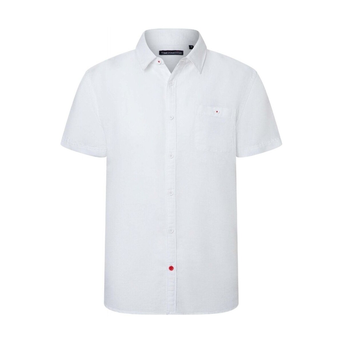 Vêtements Homme Chemises manches longues Timezone Chemise homme  Ref 59957 Blanc Blanc