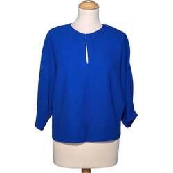Vêtements Femme Objets de décoration Mango top manches longues  38 - T2 - M Bleu Bleu
