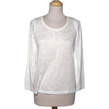 Vêtements Femme Tops / Blouses DDP Top Manches Longues  34 - T0 - Xs Blanc