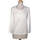 Vêtements Femme T-shirts & Polos DDP top manches longues  34 - T0 - XS Blanc Blanc