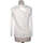 Vêtements Femme T-shirts & Polos DDP top manches longues  34 - T0 - XS Blanc Blanc
