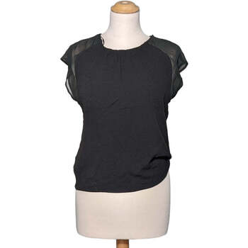 Vêtements Femme La sélection preppy Mango top manches courtes  38 - T2 - M Noir Noir