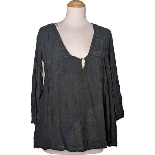 Vêtements Femme The Happy Monk Zara blouse  34 - T0 - XS Noir Noir