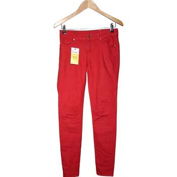 Vêtements Femme Pantalons Mango Pantalon Slim Femme  36 - T1 - S Rouge