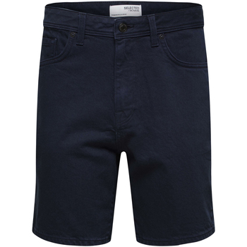 Vêtements Homme Elastic Shorts / Bermudas Selected Short Chino Bleu marine
