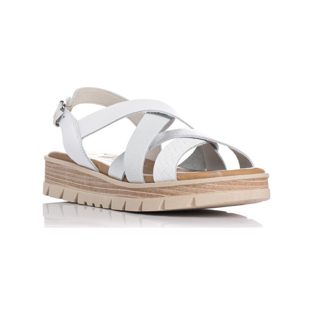 Chaussures Femme Sandales et Nu-pieds Porronet BASKETS  2925 Blanc