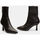 Chaussures Femme Boots Bata Bottines pour femme pointues avec talon Noir