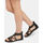 Chaussures Femme Sandales et Nu-pieds Bata Sandales pour femme avec empiècement à Noir