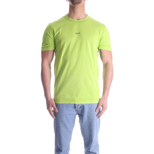 Vêtements Homme T-shirts manches courtes BOSS 50477433 Vert