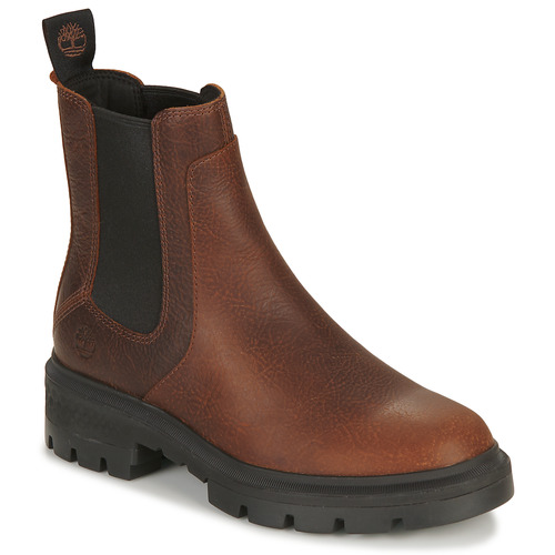 Chaussures Femme Boots Timberland escuro CORTINA VALLEY CHELSEA Marron