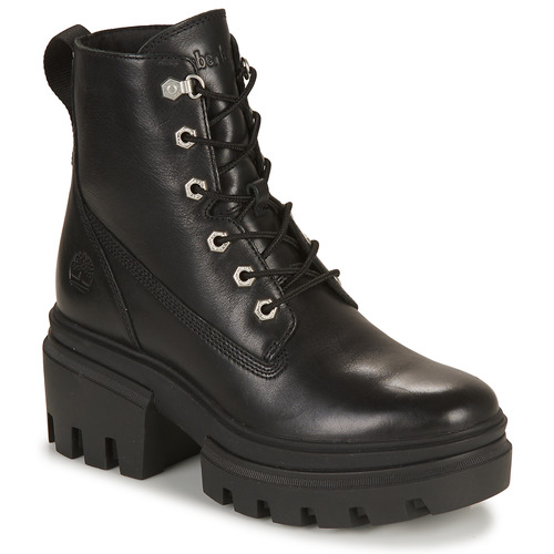 Chaussures Femme Boots Casaco Timberland EVERLEIGH BOOT 6 IN LACE UP Noir