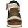 Chaussures Femme Bouts de canapé / guéridons SANDALIAS  140735 MODA JOVEN KHAKI Vert
