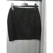 PU shorts with ruched detail in black