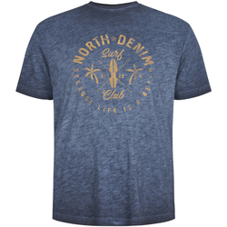 Vêtements Homme T-shirts & Polos North 56°4 T-shirt coton col rond Bleu