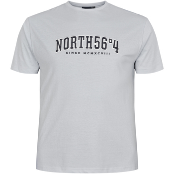 Vêtements Homme T-shirts manches courtes North 56°4 T-shirt coton col rond Blanc