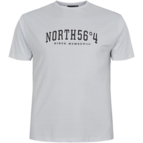 Vêtements Homme T-shirts & Polos North 56°4 T-shirt coton col rond Blanc