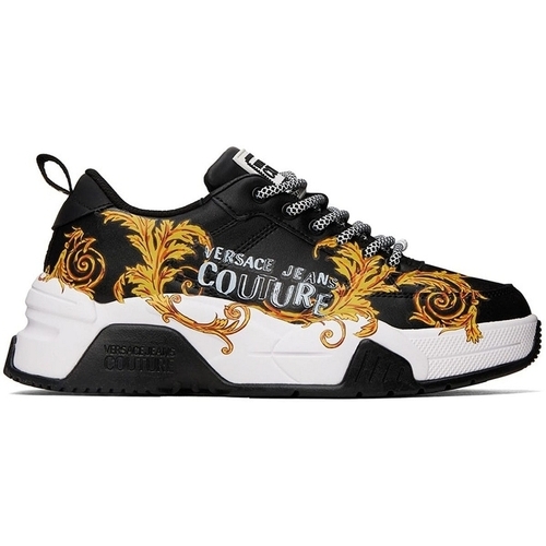 Chaussures Homme Baskets mode Versace Jeans Couture 74YA3SF1 Noir