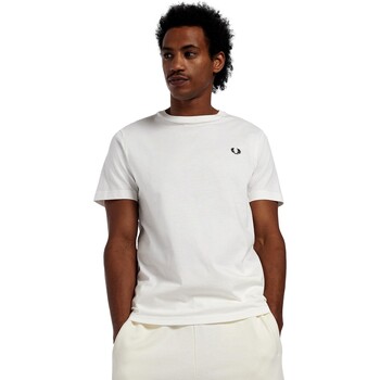 Vêtements Homme T-shirts manches courtes Fred Perry CAMISETA BLANCA HOMBRE   M1600 Blanc
