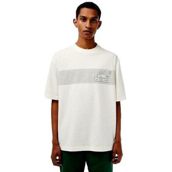 Vêtements Homme T-shirts manches courtes Lacoste CAMISETA HOMBRE   LOOSE FIT TH5590 Blanc