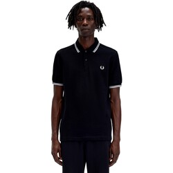 Vêtements Homme over Polos manches courtes Fred Perry over POLO NEGRO HOMBRE   M3600 Noir
