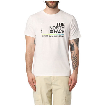 Vêtements Homme T-shirts & Polos The North Face TEE-SHIRT FOUNDATION GRAPHIC - GARDENIA WHITE-TNF BLACK - L Noir