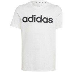 Vêtements Garçon T-shirts manches courtes adidas Originals TEE-SHIRT U LIN JUNIOR - WHITE/BLACK - 15/16 ans Noir