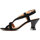 Chaussures Femme Sandales et Nu-pieds Audley 22293-COSME-SUEDE-BLACK Noir