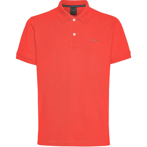 Vêtements Homme Bougeoirs / photophores Geox POLO GEOX M3510B Rouge
