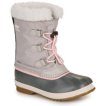 Chaussures Fille Bottes de neige Sorel YOOT PAC NYLON Gris / Rose