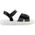 Chaussures Fille Sneakers CALVIN KLEIN JEANS Low Cut Sneaker V3X9-80139-0308 Black 999 Sandales à Scratch  Jeans Velcro V3A2-8050 Noir