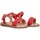 Chaussures Fille Sandales et Nu-pieds Luna Kids 68938 Rouge