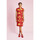 Vêtements Femme Coton Du Monde Robe Chinoise Dulce En Soie Rouge