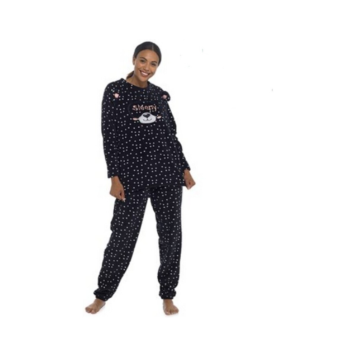 Vêtements Femme Pyjamas / Chemises de nuit Foxbury 1621 Noir