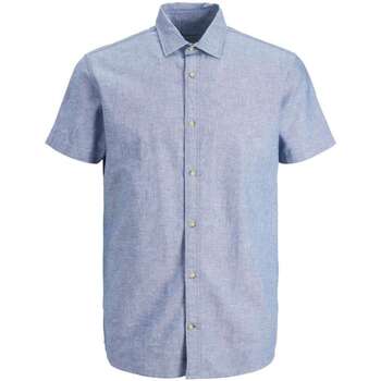 Vêtements Homme Chemises manches longues Jack & Jones 146821VTPE23 Bleu