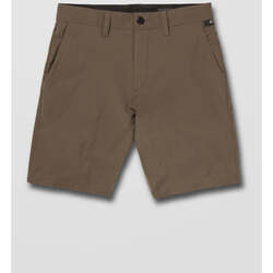 Vêtements Homme Jeans Shorts / Bermudas Volcom Frickin Cross Shred Jeans Shorts 20 Tarmac Brown Marron