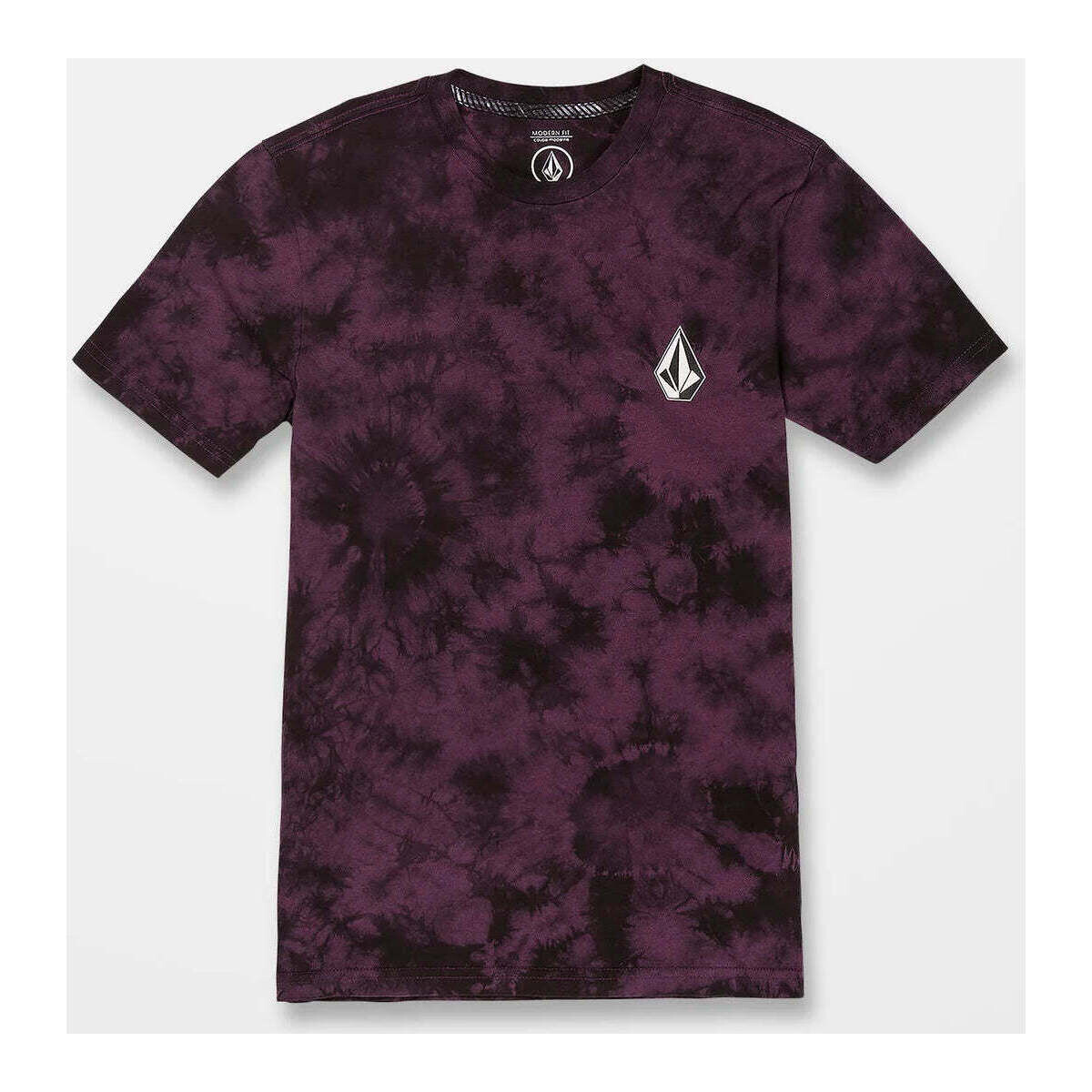Vêtements Enfant T-shirts manches courtes Volcom Camiseta niño  Iconic Stone Dye Mulberry Violet
