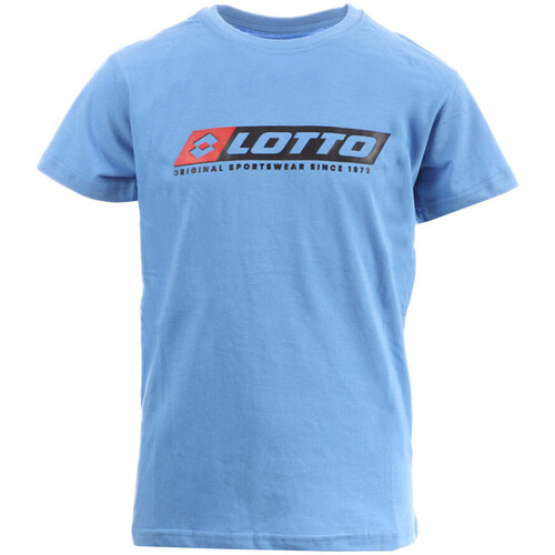 Vêtements Garçon T-shirts manches courtes Lotto TL1134 Bleu
