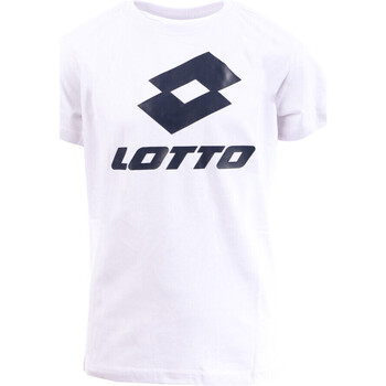 Vêtements Garçon T-shirts & Polos Lotto 23404 Blanc