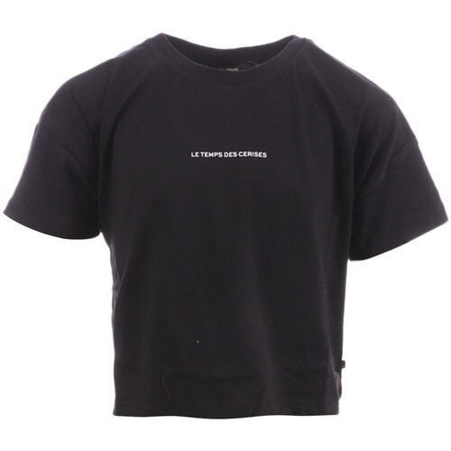 Vêtements Fille T-shirts crew & Polos Le Temps des Cerises GVINAGI000000 Noir