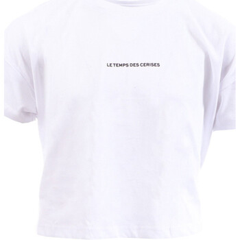Vêtements Fille T-shirts manches courtes Le Temps des Cerises GVINAGI000000 Blanc