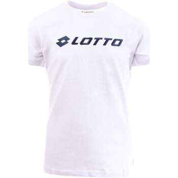 Vêtements Garçon T-shirts manches courtes Lotto TL1104 Blanc