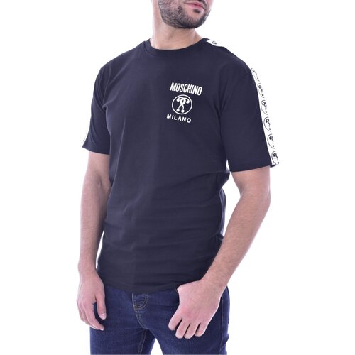 Vêpolka Homme T-shirts manches courtes Moschino ZPJ0708 2041 Noir
