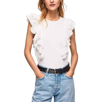 Vêtements Femme T-shirts & Polos Pepe Wool jeans  Blanc